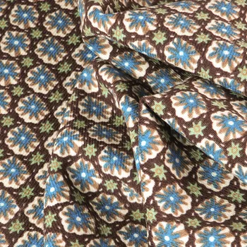 100x150 см мультяшный цветок pureTwill хохолок бархатная ткань хлопчатобумажная шлифовка осень и зима ткань ручной работы diy одежда рубашка