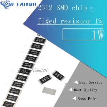 50шт 2512 SMD чип фиксированный резистор 1% 1 Вт 0,1 R 0,01R 0,05R 0,001R 0,33R 0,5 R 1R 0R 10R 100R 2 Вт 0,001 0,01 0,1 0,33 0,05 1 0 ом