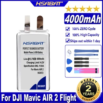 HSABAT 953972 943871 4000 мАч без батарейного отсека для DJI Mavic AIR 2 Flight Batteries