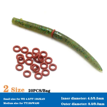 Protection Ring Silicone Rubber Luya Soft Bait Insect Carp Fishing Group Pesca 모든 게 낚시를 위해 все для рыбалки isco de pesca dura