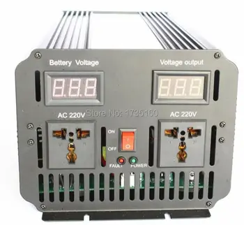 Автономный инвертор чистой синусоидальной волны мощностью 5000 Вт от постоянного тока 36 В до переменного тока 220 В с трансформатором напряжения 60 Гц