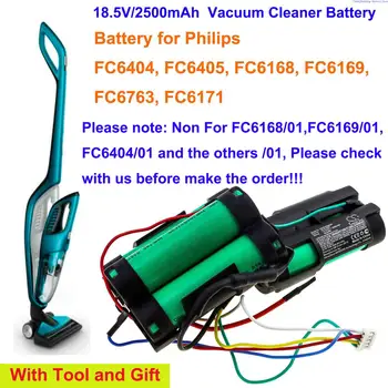 Аккумулятор для пылесоса OrangeYu 2500 мАч для Philips FC6404, FC6405, FC6168, FC6169, FC6763, FC6171, примечание: не подходит для моделей 