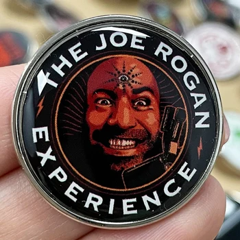 Булавка на лацкане Joe Rogan Experience, значок с логотипом забавного подкаста, Ювелирный подарок