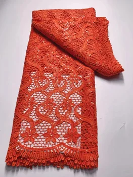 горячая продаваемая африканская кружевная ткань высококачественная французская сетчатая кружевная ткань ткань водорастворимая кружевная ткань вечернее платье
