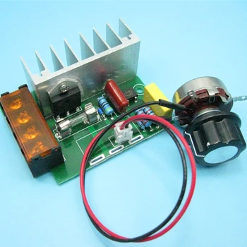 Импортированный мощный электронный регулятор SCR мощностью 4000 Вт, регулятор скорости затемнения SCR-регулятора