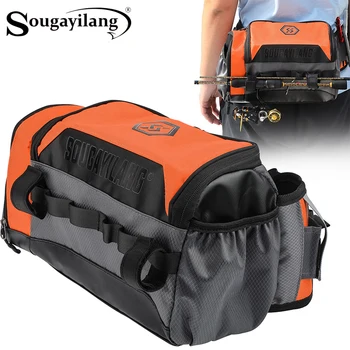 Многофункциональные сумки для рыболовных снастей Sougayilang, 100% Водонепроницаемая, с компрессионным формованием, охлаждающая Дышащая поясная сумка для рыбалки