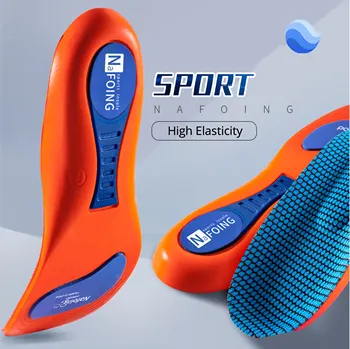 Ортопедические спортивные Эластичные стельки для подошвы обуви Технология Унисекс Амортизирующие Дышащие Стельки для бега