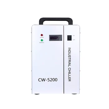 Промышленный охладитель воды CW 5200 Охладитель CW-5200 Промышленный Охладитель Воды Емкостью 8 л CW-5200 Для Лазерной машины мощностью 130 Вт/150 Вт