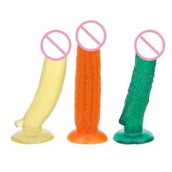 Реалистичный фаллоимитатор, огромный пенис, мягкий материал с присоской, секс-игрушки для женщин, женский гей-мастурбатор N7YB