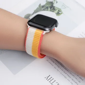 Регулируемый ремешок с нейлоновой петлей для часов Apple Watch серии Iwatch Leisure Sports