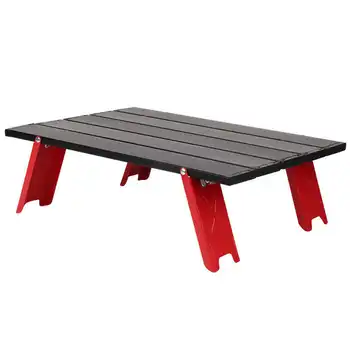 Складной стол Мини из алюминиевого сплава, портативный складной стол для кемпинга, Складной стол для барбекю на открытом воздухе, Походный кемпинг