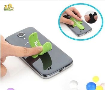 Универсальный мини сенсорный U One Touch Силиконовый мягкий держатель для телефона с кольцевым креплением для смартфона iPhone Samsung Держатель для телефона 1000 шт.