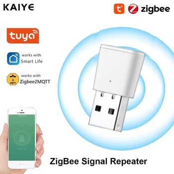 Усилитель-Ретранслятор Сигнала Tuya ZigBee 3.0 USB Extender для Устройств Smart Life ZigBee2MQTT Модуль Автоматизации Smart Home Assistant