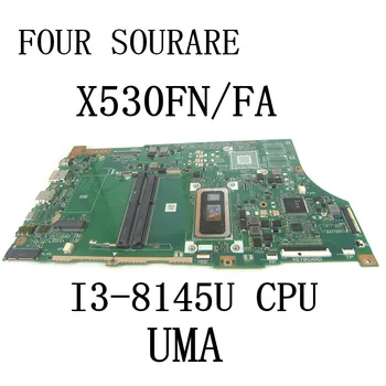 Для ASUS VivoBook S15 X530FN X530FA X530F X530FF S5300F Материнская плата ноутбука с процессором I3-8145U Материнская Плата