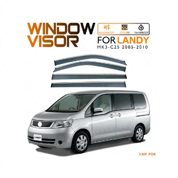 Для Suzuki Landy C25 2005-2010 Зарубежной версии, оконный козырек, Вентиляционные шторы, Вентиляционный козырек, Ветрозащитные козырьки, Дождезащитный козырек