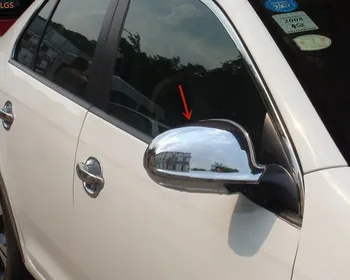 Для Volkswagen Lavida 2008-2012 Высококачественная ABS хромированная декоративная крышка зеркала заднего вида с защитой от трения автомобильные аксессуары