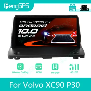 Для Volvo XC90 P30 Android Автомобильное Радио Стерео Авторадио 2Din Мультимедийный Плеер GPS Навигатор Сенсорный Экран