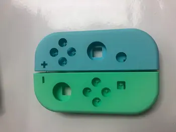 Мягкий на ощупь мятно-зеленый и небесно-голубой Корпус контроллера с набором кнопок, сменный корпус для Nintendo Switch Joy-Con