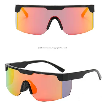 Новые модные Яркие спортивные солнцезащитные очки для ПК, мужские и женские модели, Солнцезащитные очки для занятий спортом на открытом воздухе, Очки для езды на велосипеде