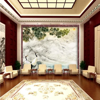 Обои wellyu papel de parede на заказ Ching Chung welcome ink мраморный пейзажный фон настенный гобелен papel pintado